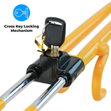 Simply Traditional Double Hook Steering Wheel Lock for enhanced car security; durable and easy-to-use vehicle anti-theft device