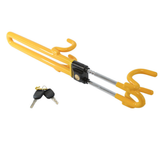 Simply Traditional Double Hook Steering Wheel Lock for enhanced car security; durable and easy-to-use vehicle anti-theft device