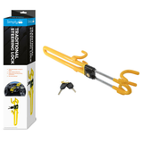 Simply Traditional Double Hook Steering Wheel Lock for enhanced car security; durable and easy-to-use vehicle anti-theft device