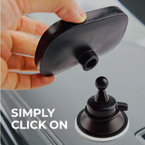 Simply Adjustable Child Safety Mirror for cars; allows parents to monitor rear-facing children while driving