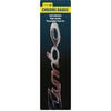 Simply CB44 Turbo chrome emblem badge with a sleek, metallic finish and bold, futuristic lettering.