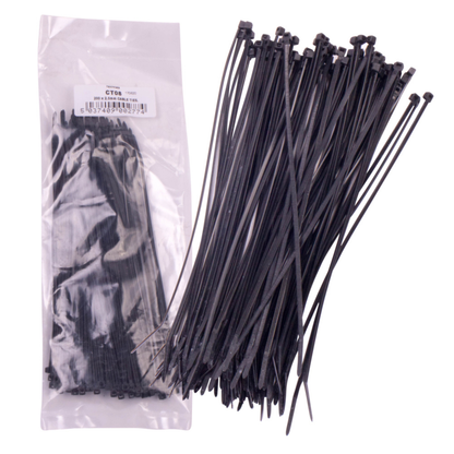Simply cable ties 200 x 2.5mm, pack of 100, ideal for bundling and securing cables
