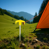 Pack of 20 steel rock pegs, 7x200mm, for tents and outdoor use.