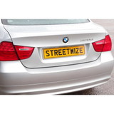 Streetwize Chrome Urban X ABS Number Plate Holder (Plastic)