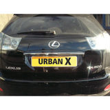Streetwize Chromed Metal Urban X Number Plate Holder (Metal)