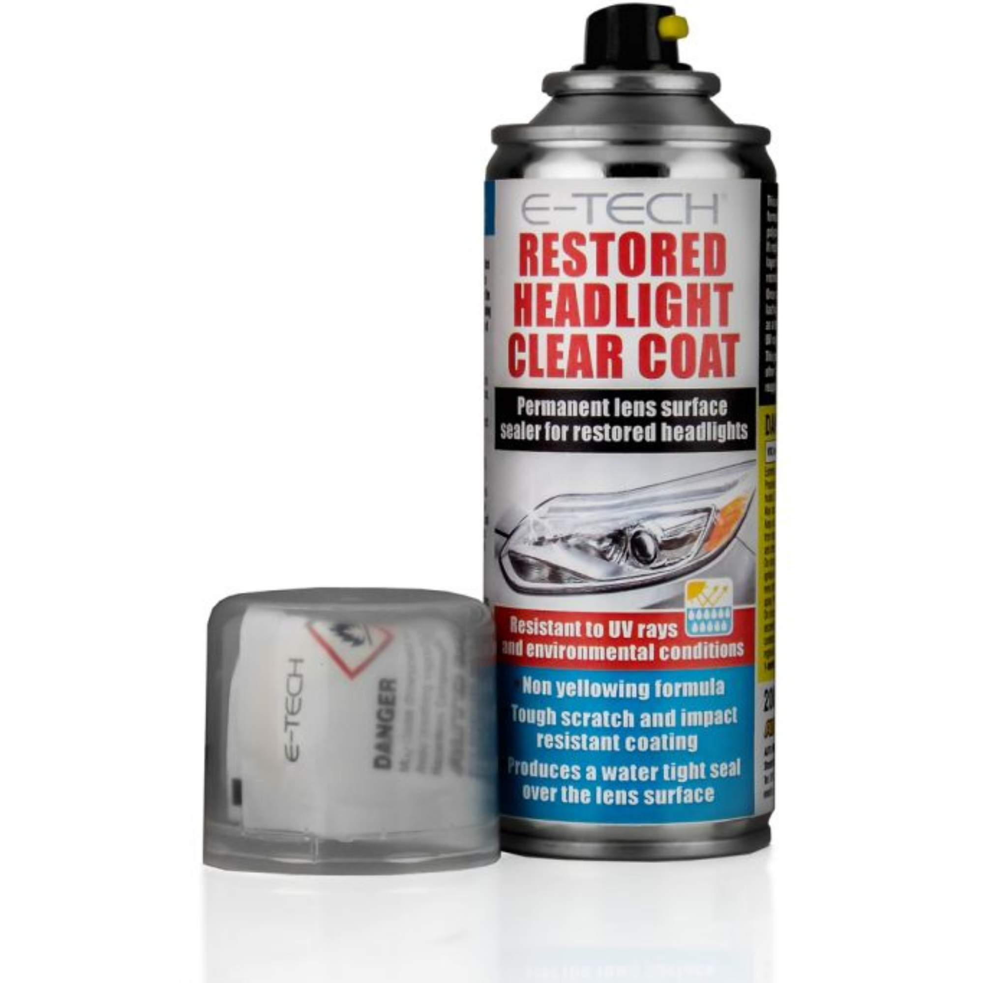 E-Tech Restored Headlight Clear Coat 200ml