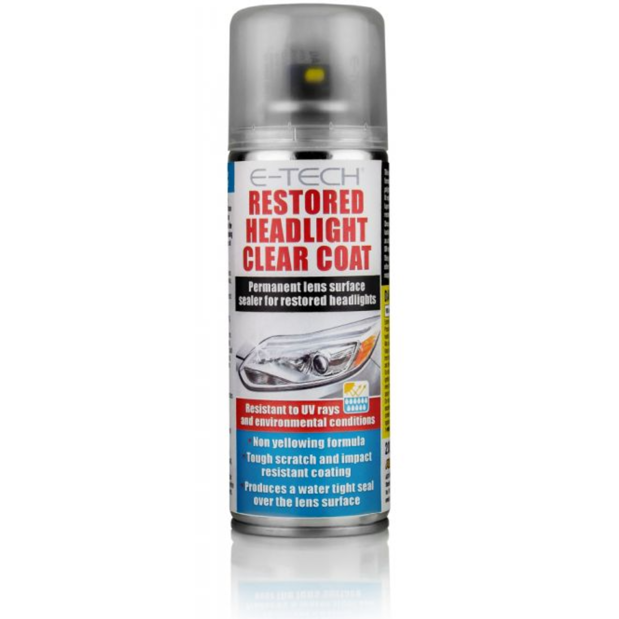 E-Tech Restored Headlight Clear Coat 200ml