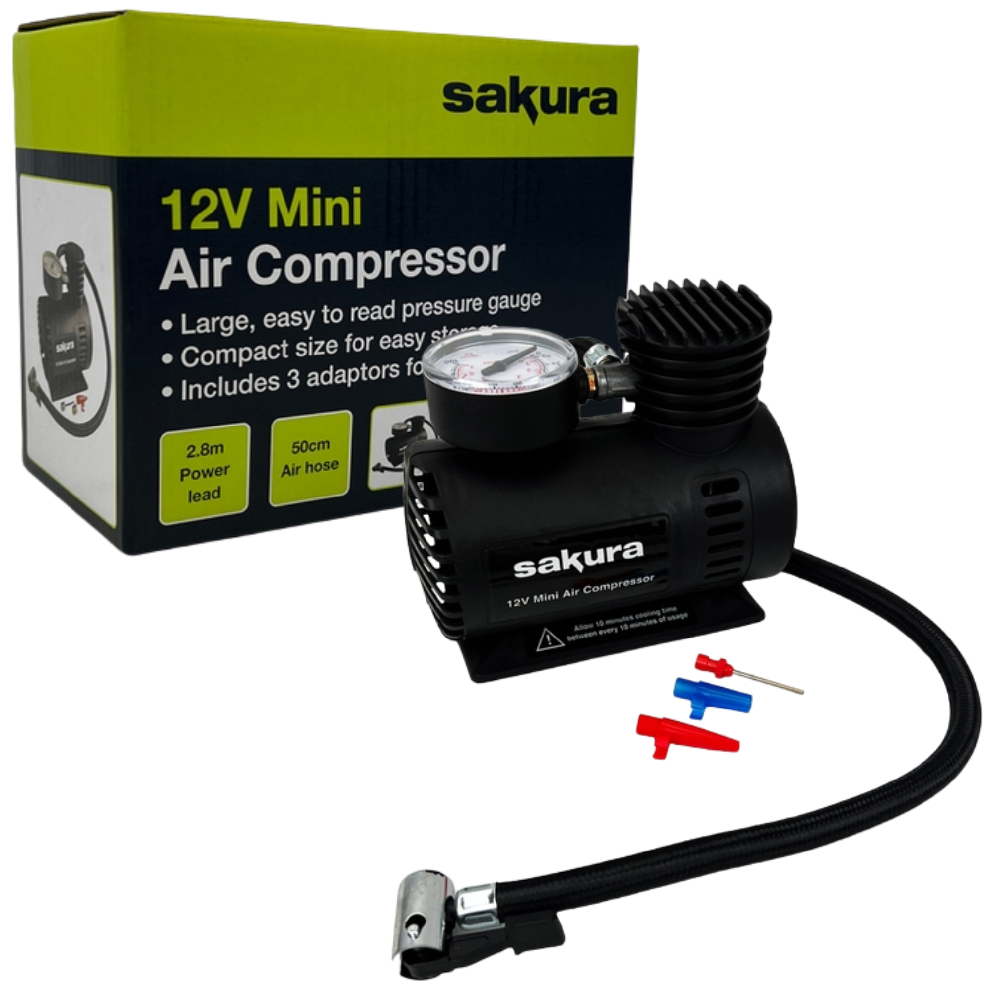 Sakura 12V Air Compressor
