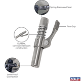 Sealey Single Handle Grease Gun Coupler