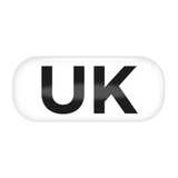 Simply Auto Magnetic UK Plate Oval Sticker Badge; car travel accessory for European road compliance