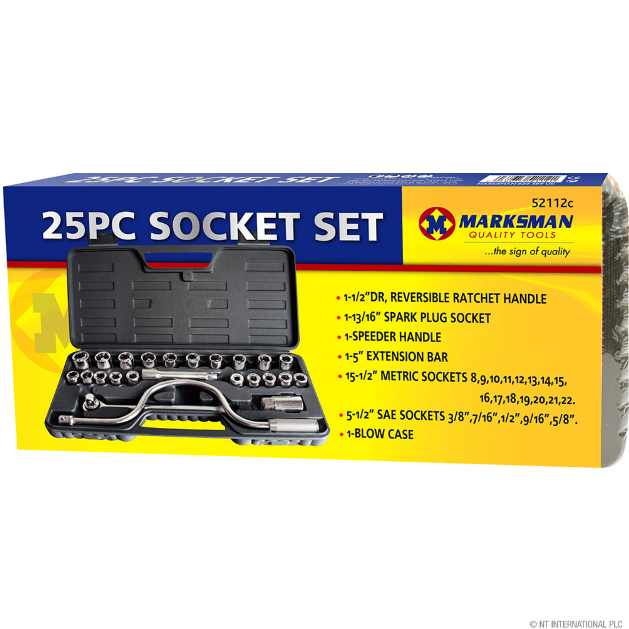 25 Piece Compact Socket Set