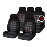 Lambeth Full Set Car Seat Covers; durable and waterproof covers for complete vehicle interior protection