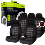 Lambeth Full Set Car Seat Covers; durable and waterproof covers for complete vehicle interior protection