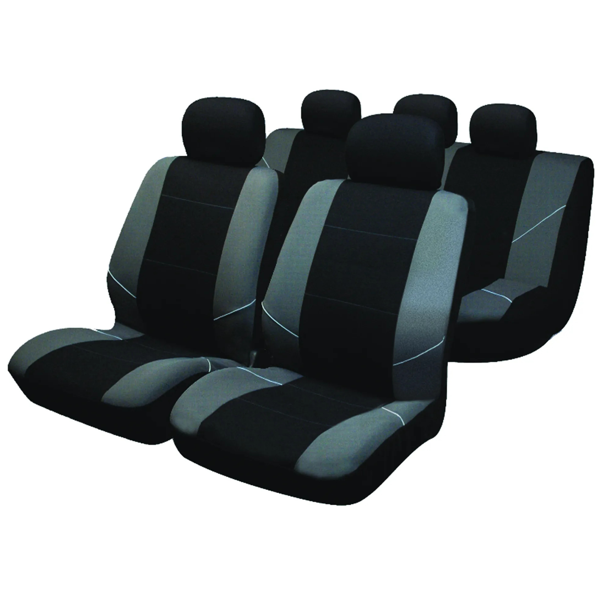 Sakura Merton Seat Covers Black & Grey - Full Set