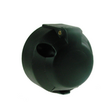 7-pin trailer socket, MP23 12N plastic, reliable towing electrical connection.