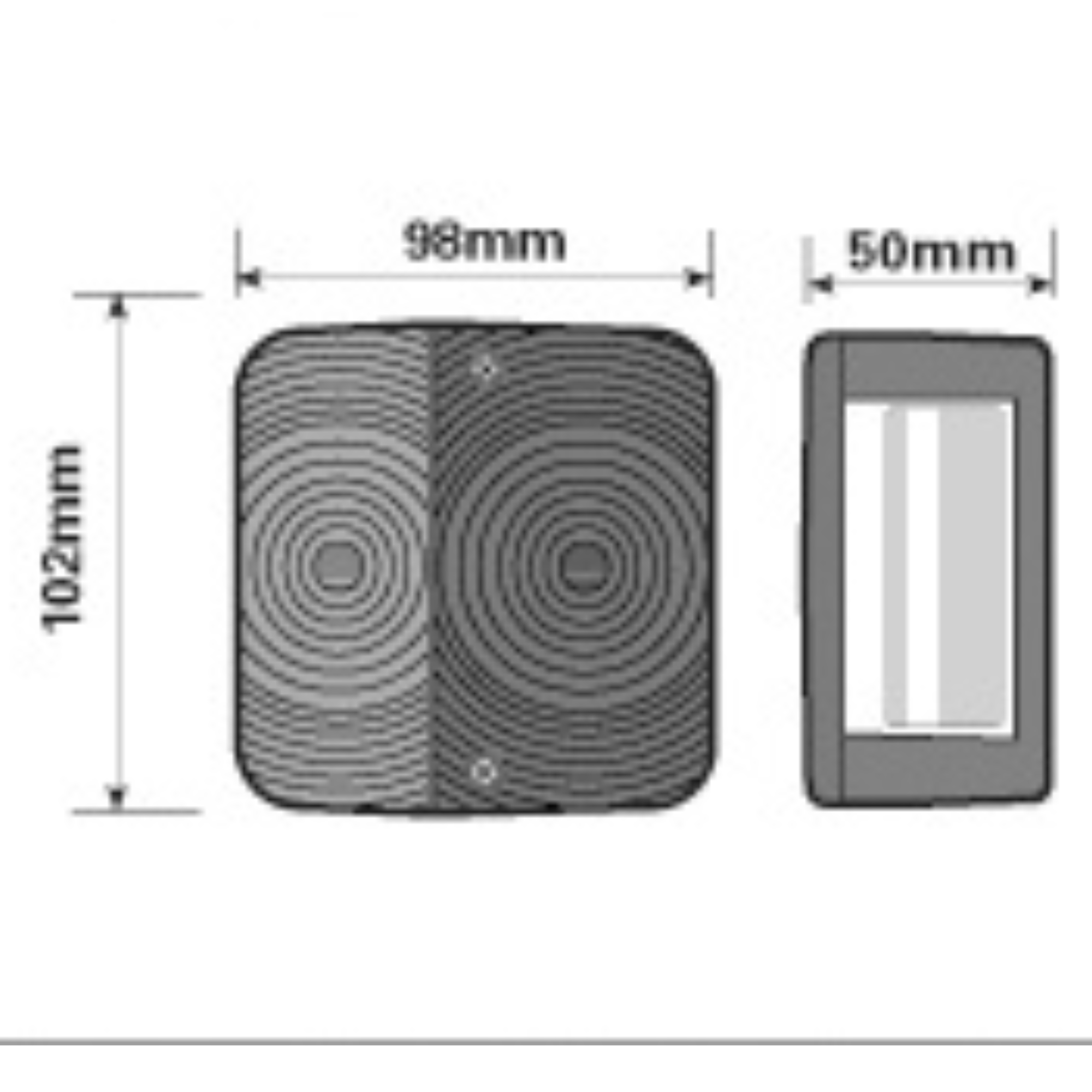 MP17 Radex Square Bulb Combination Lamp Display Packed
