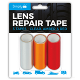 Simply Lens Repair Tape Kit 1m x 50mm; complete kit for repairing and protecting car lenses