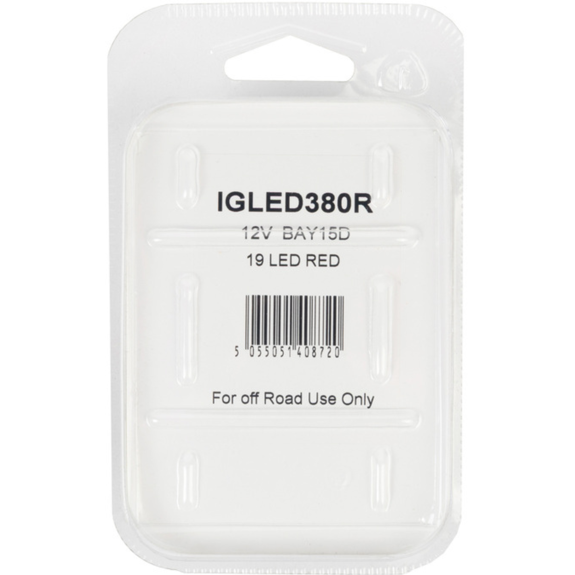 2x 1157 BAY15D P21/5W 380 19 Led Red Car Brake Tail Stop Turn Light Lamp Bulbs (Twin Pack)