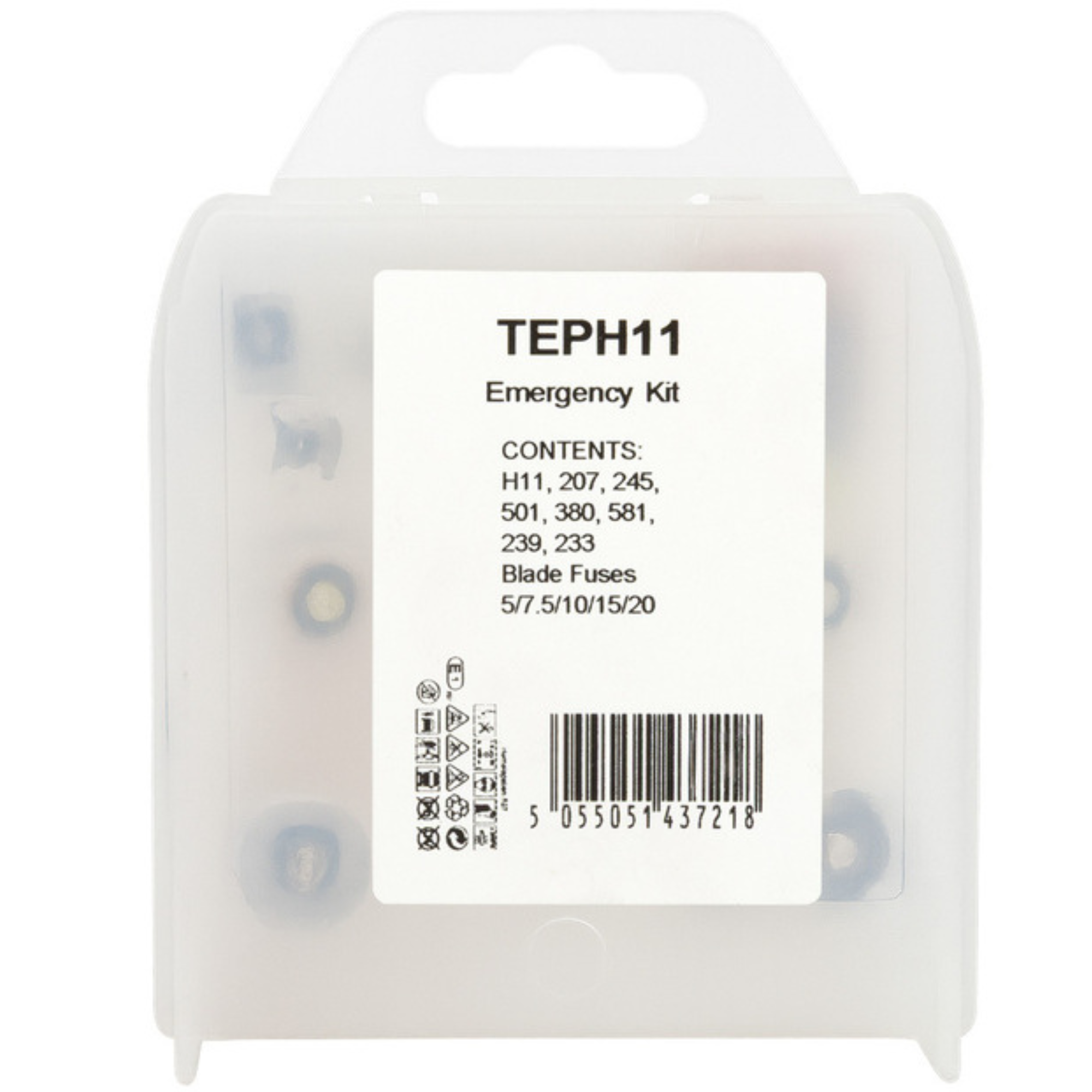 Spare Bulb & Fuse Kit Teph11