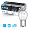 10pk P21W S382 Auxiliary Bulbs 12V 21W BA15S