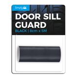 Simply Door Sill Guard Black; durable car door protector for interior and exterior use