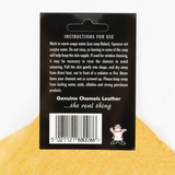 Martin Cox Extra Large Chamois Leather; super absorbent car drying cloth for paint protection