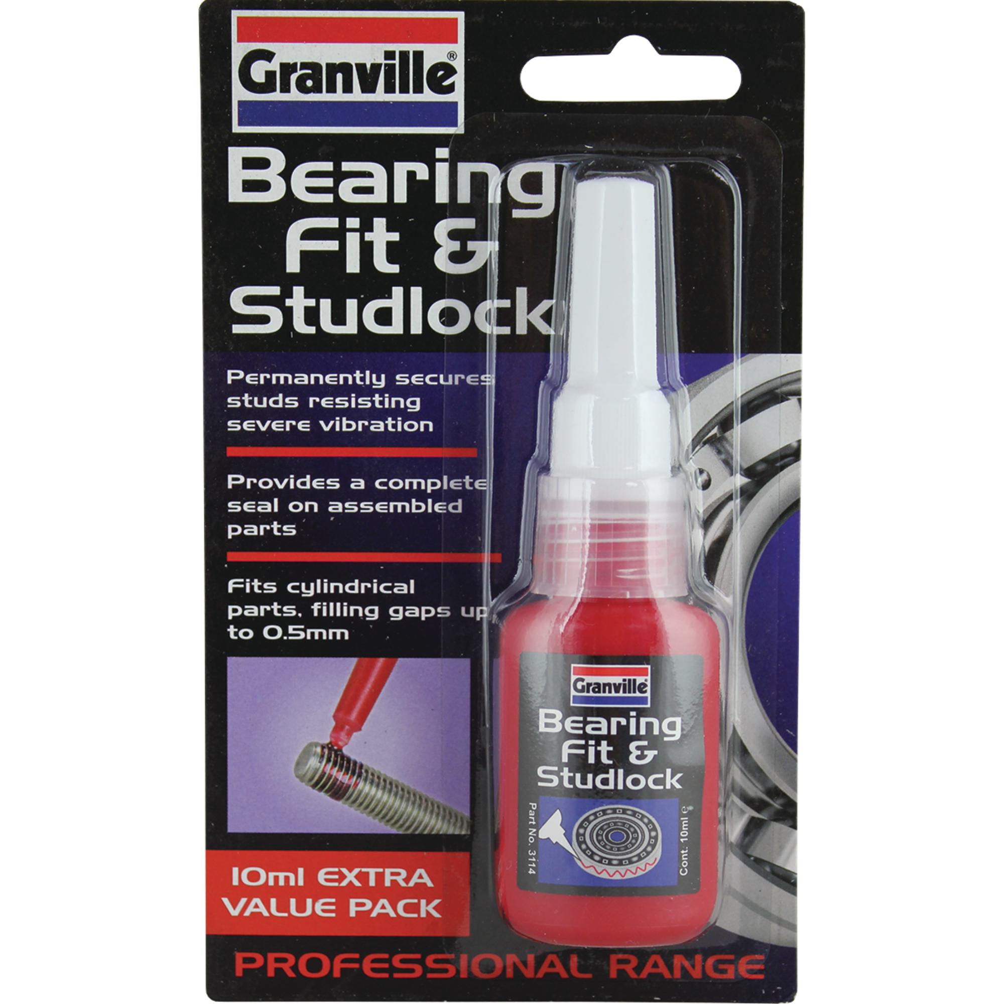 Granville Bearing Fit & Studlock 10ml