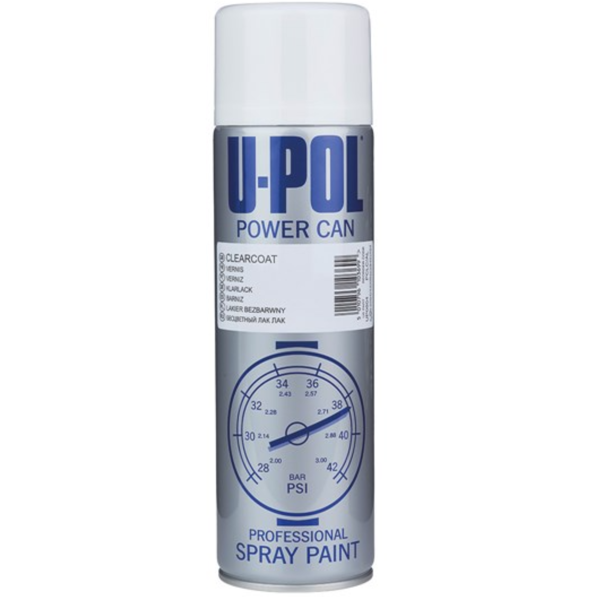 Isopon U-Pol Powercan Clear Coat Aerosol 500ml