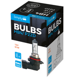HB4 9006 12V 51W Halogen Headlight Bulb; standard automotive replacement bulb for low and high beams