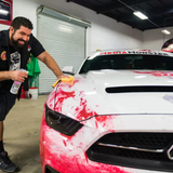 Wrap care spray 16 fl. oz., enhances gloss and protects vinyl car wraps.