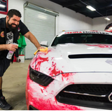 Wrap care spray 16 fl. oz., enhances gloss and protects vinyl car wraps.