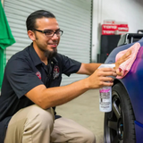 Wrap care spray 16 fl. oz., enhances gloss and protects vinyl car wraps.