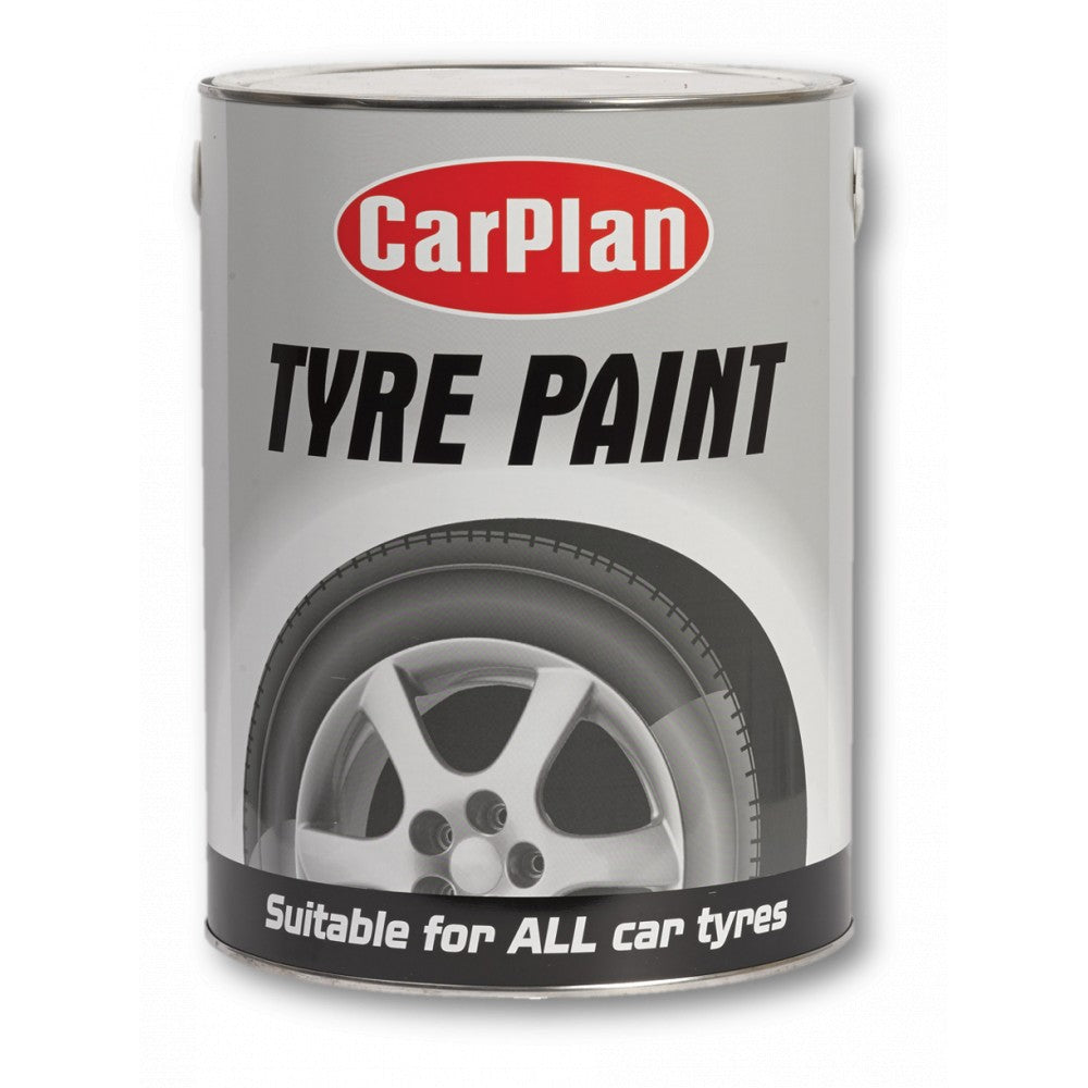 Carplan Tyre Paint Black Tin 5 Litre