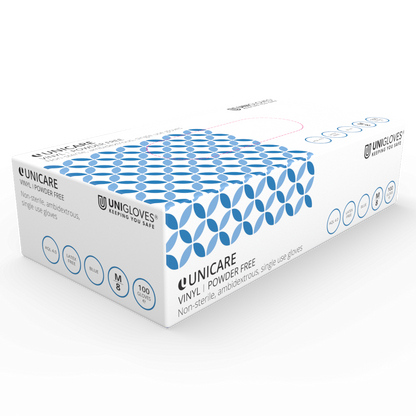 Unigloves Blue Gloves Box Of 100