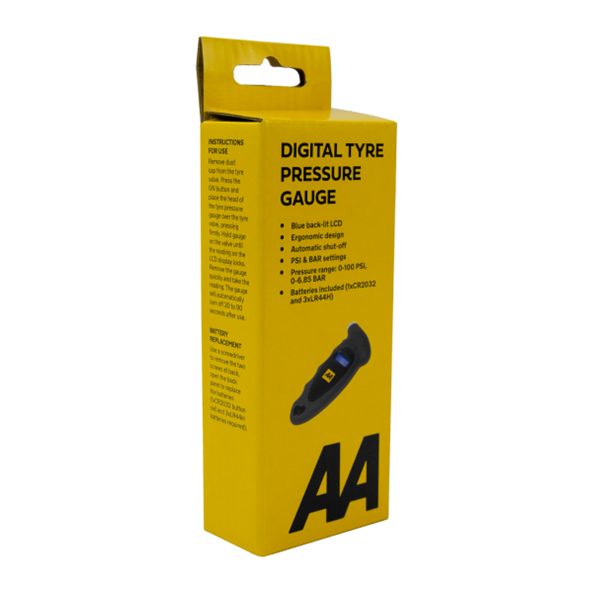 AA Digital Tyre Pressure Gauge