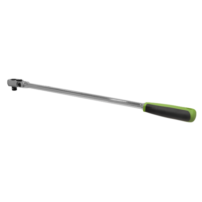 Siegen Extra-Long Flexi-Head Ratchet Wrench with Flip Reverse 1/2"Sq Drive