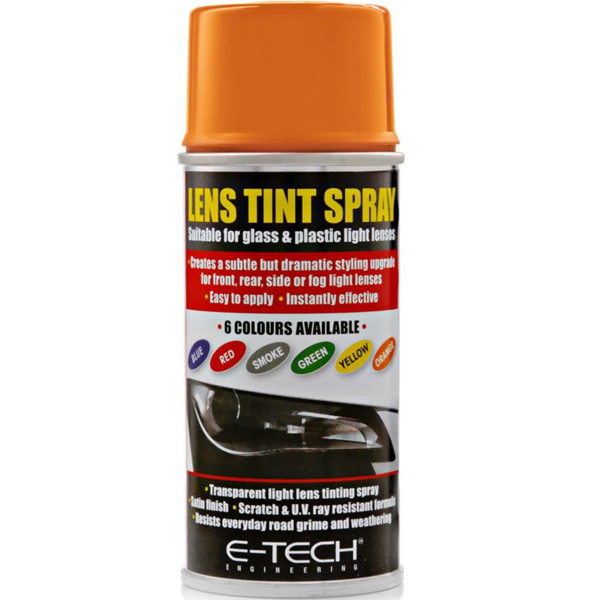 E-Tech Lens Tint - Orange- 150ml aerosol