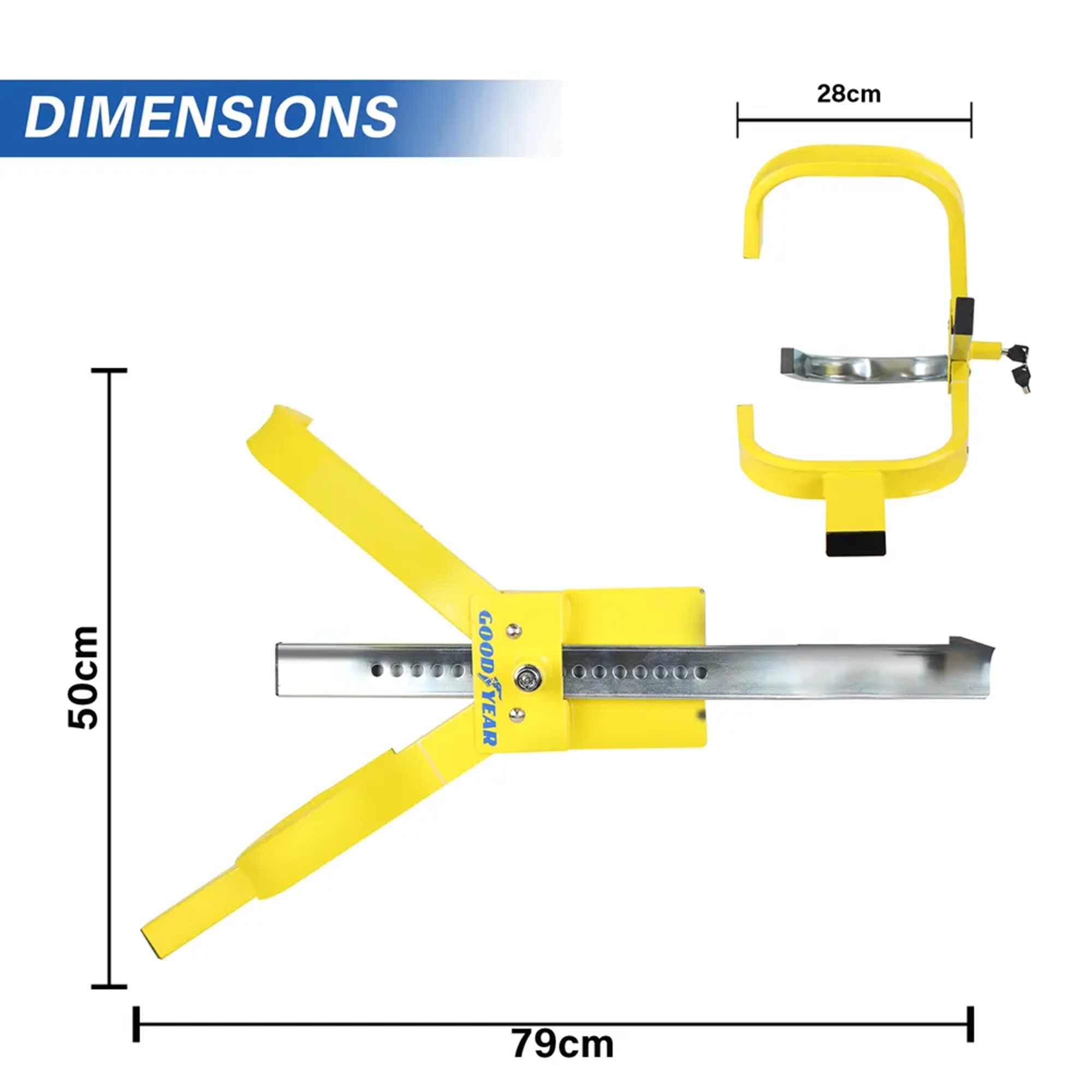 Goodyear Extendable Tyre Wheel Clamp