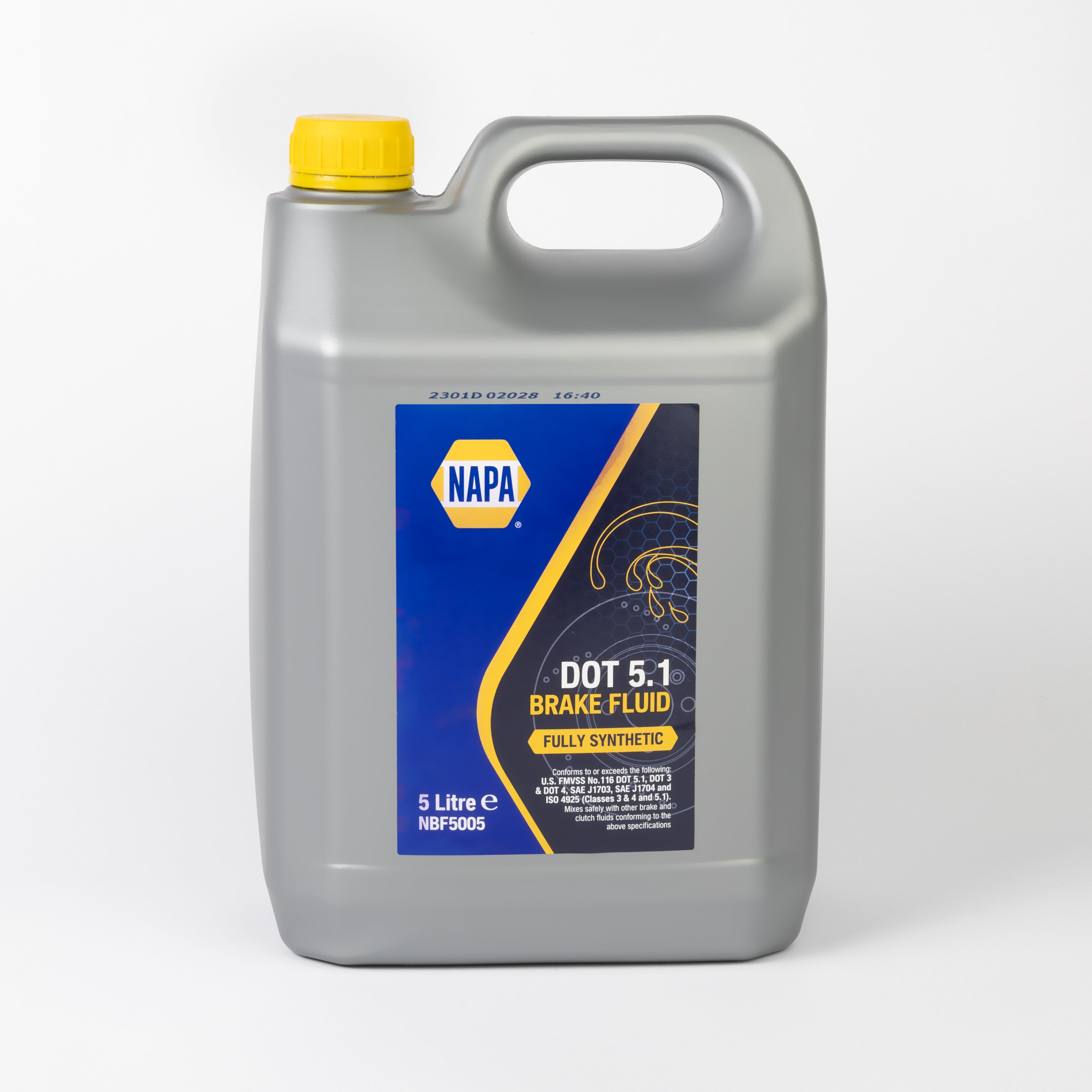 NAPA DOT 5.1 Brake Fluid 5 Litres