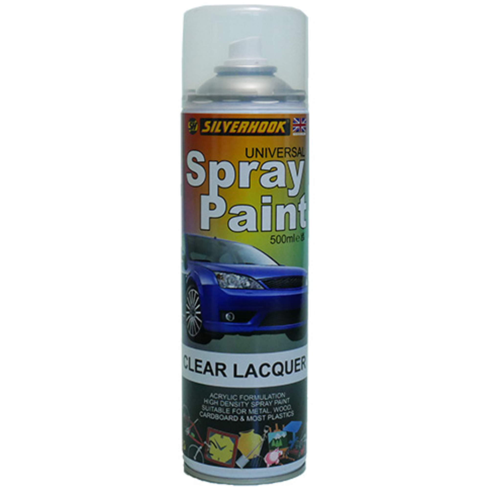 Silverhook Spray Paint 500ml Clear Lacquer