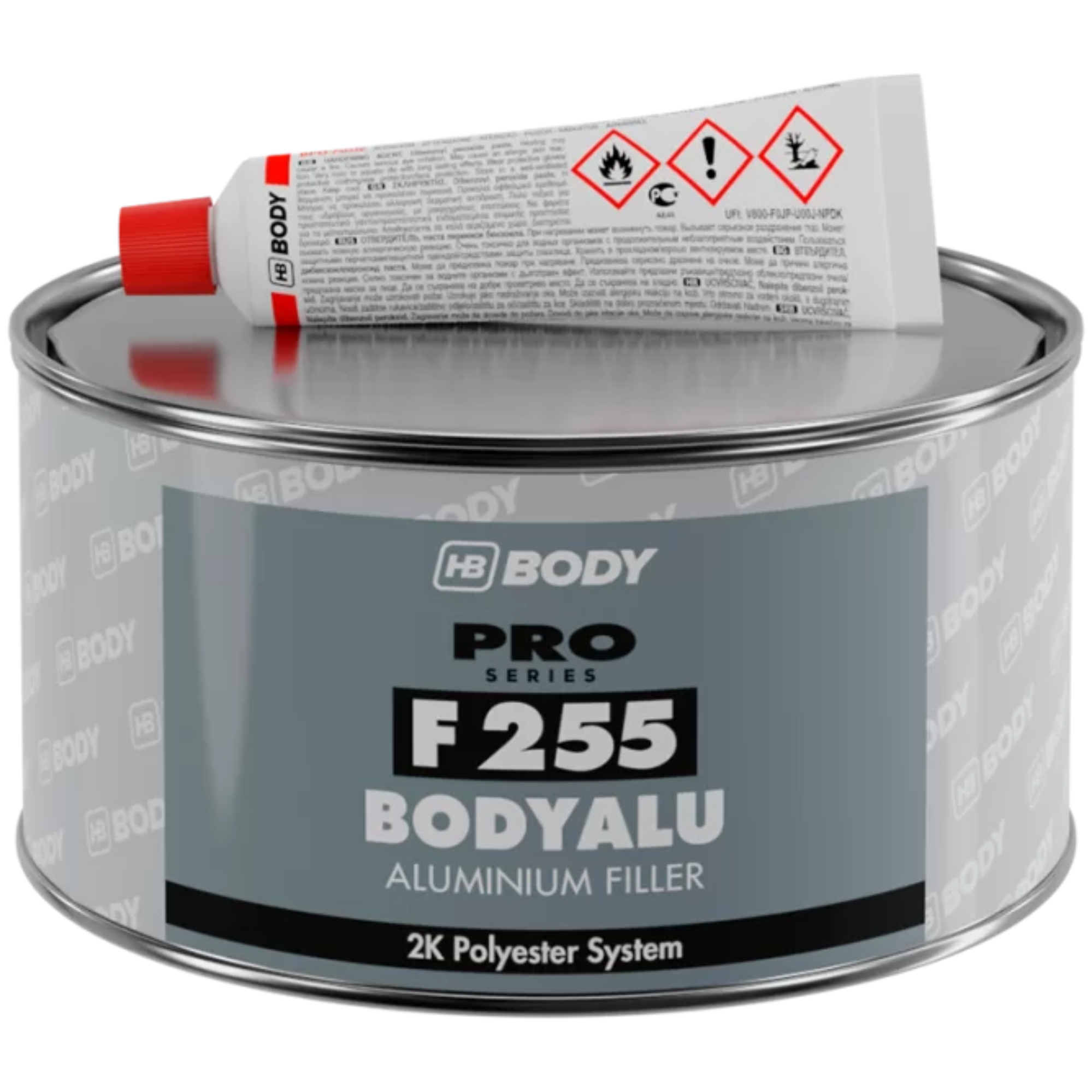 HB BODY BODY ALU 1KG SILVER GREY