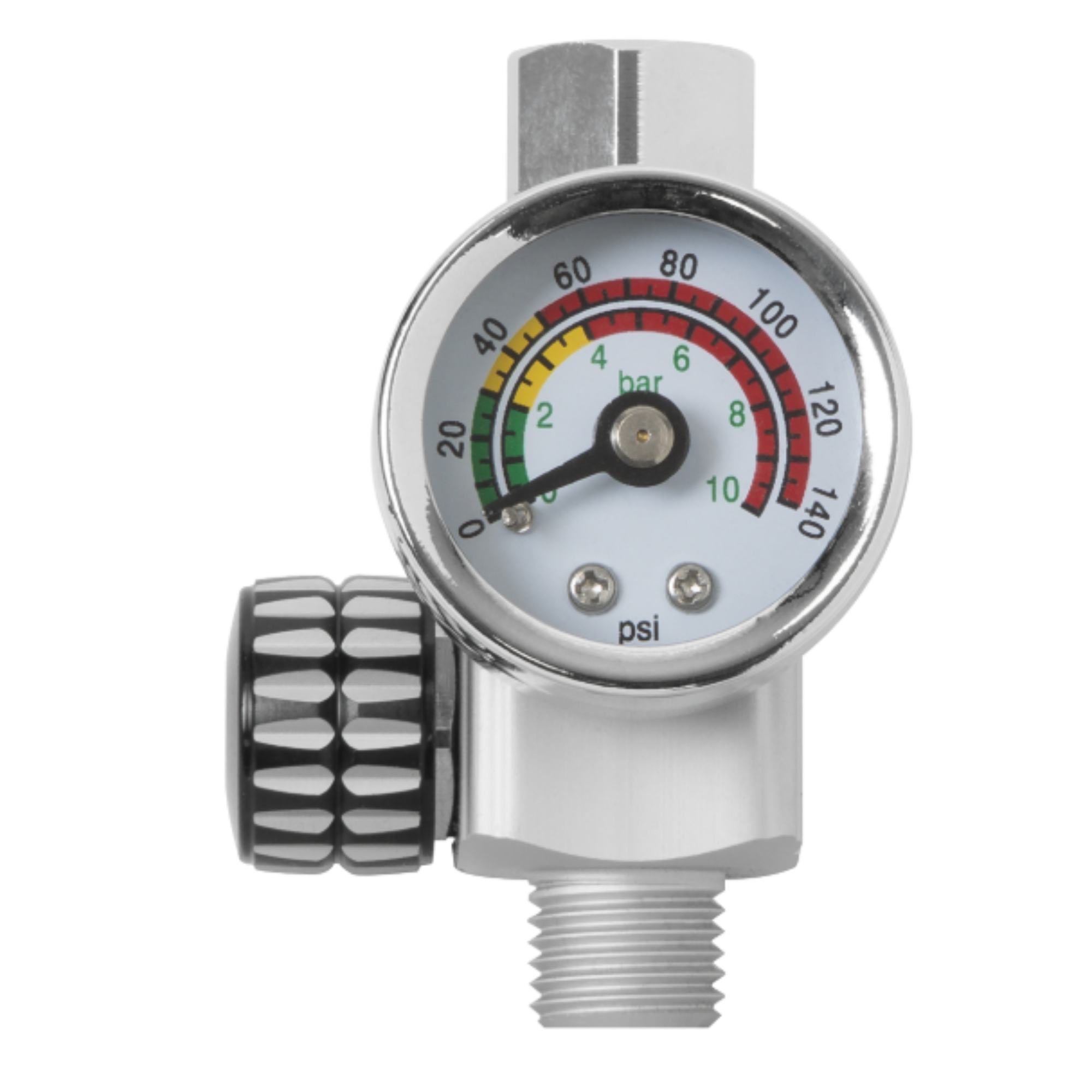 Premier On-Gun Air Pressure Regulator/Gauge