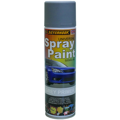 Silverhook Spray Paint 500ml Grey Primer