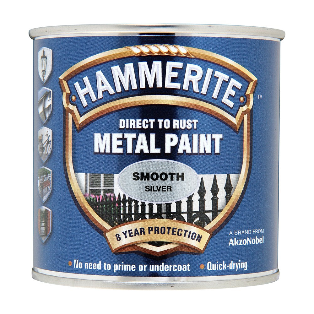 Hammerite Direct to Rust Metal Paint Smooth 250ml