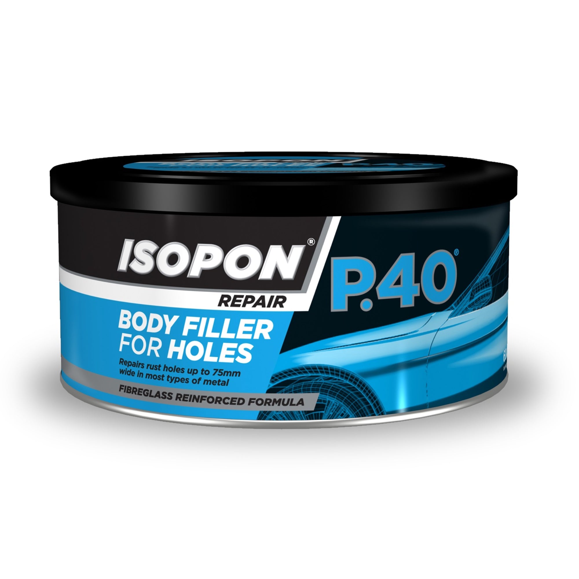 Isopon P40 Glass Fibre Repair Paste Body Filler 250ml