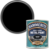 Hammerite Direct to Rust Metal Paint - Satin Black 750ml