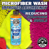 Microfiber auto wash concentrate 16 fl. oz., gentle on paint, effective cleaning.