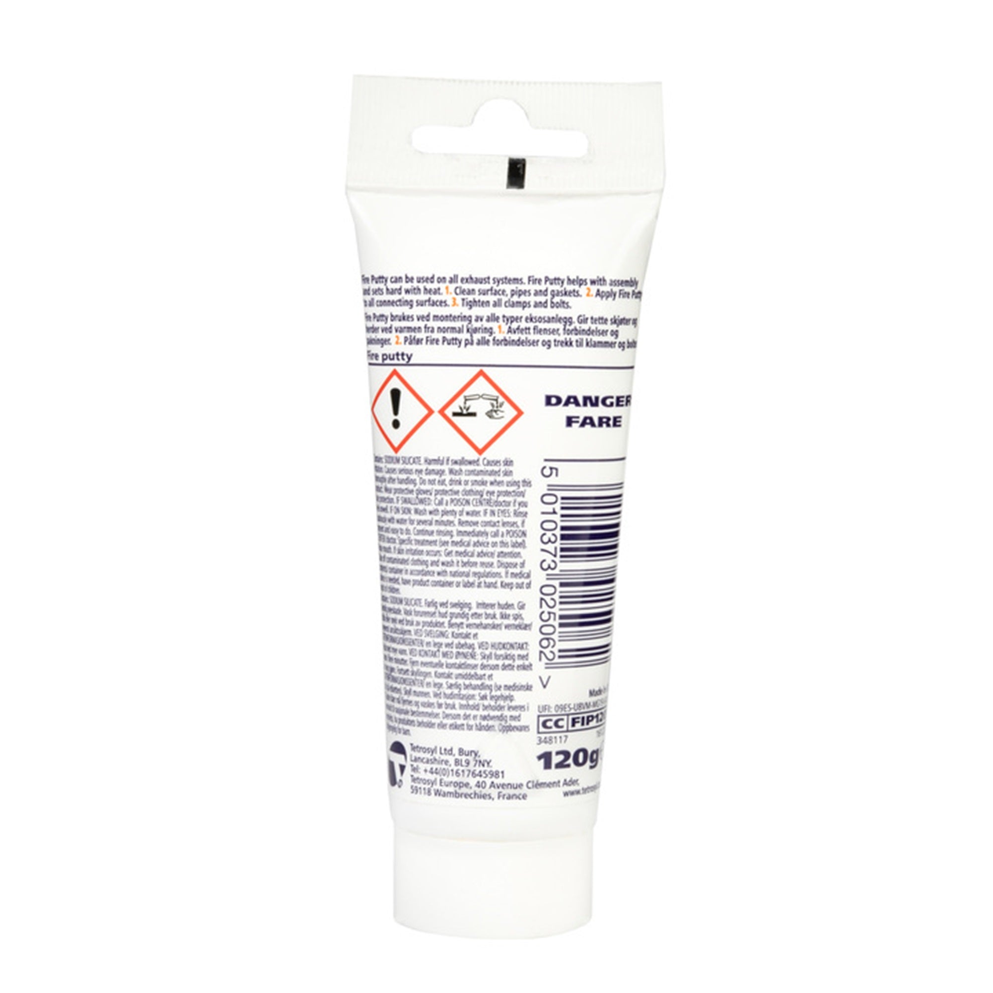 Carplan Fire Putty Tube 120g