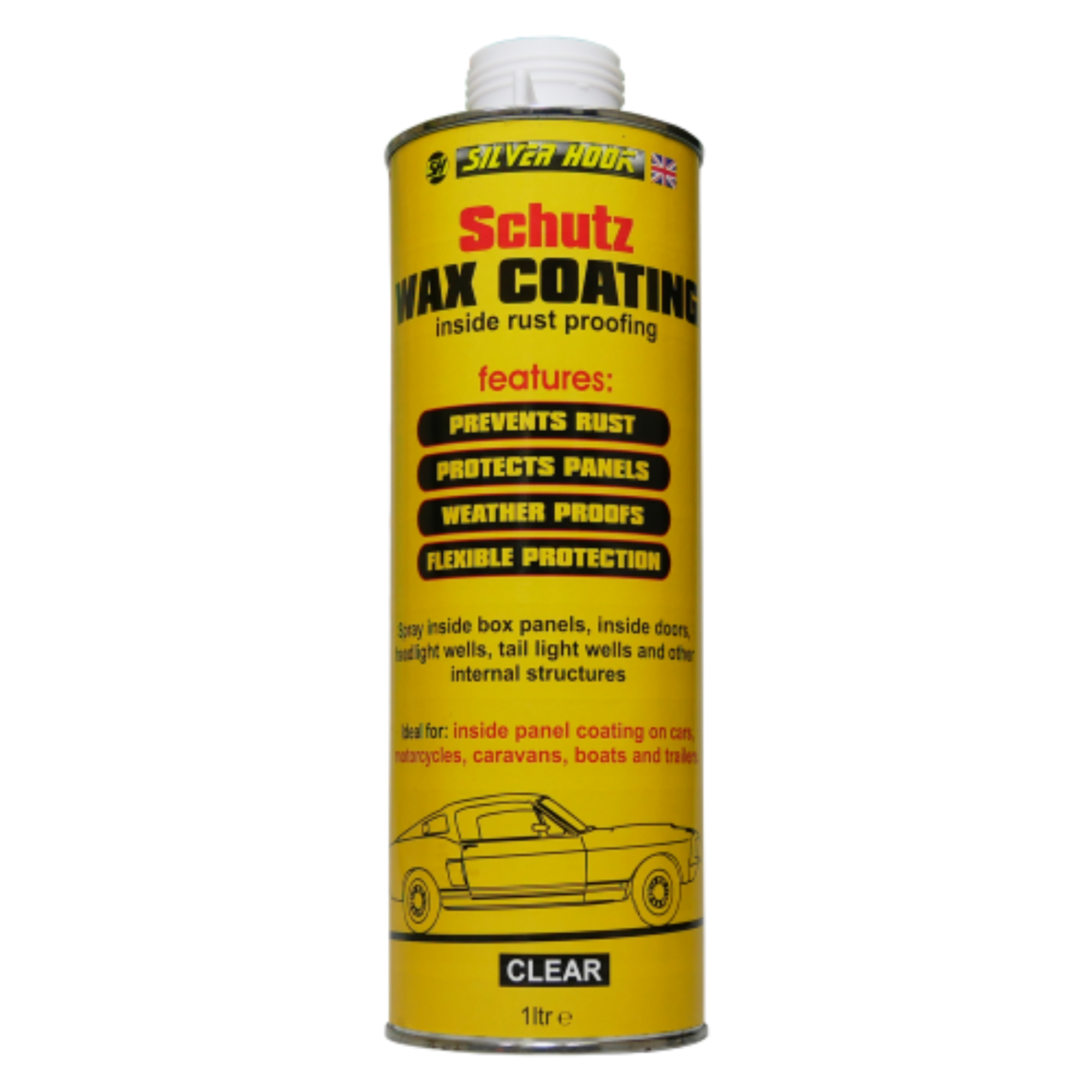Silverhook Clear Wax Coating Schutz 1L 
