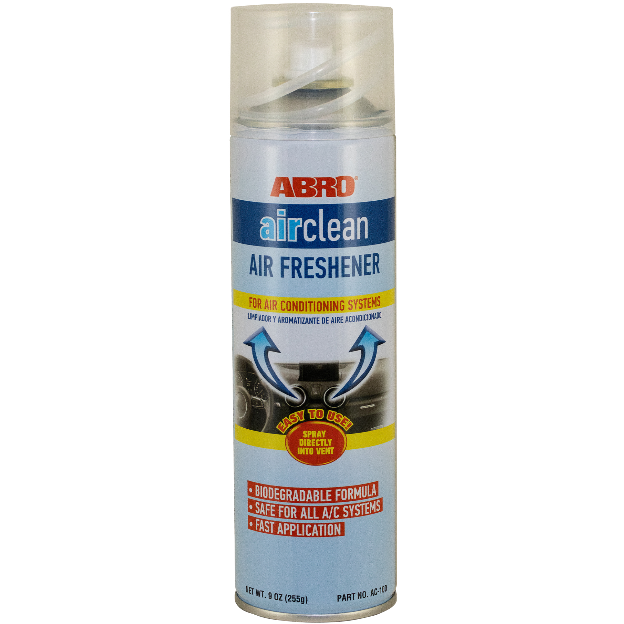 ABRO Air Clean Air Freshener & Hygiene Aid 9oz